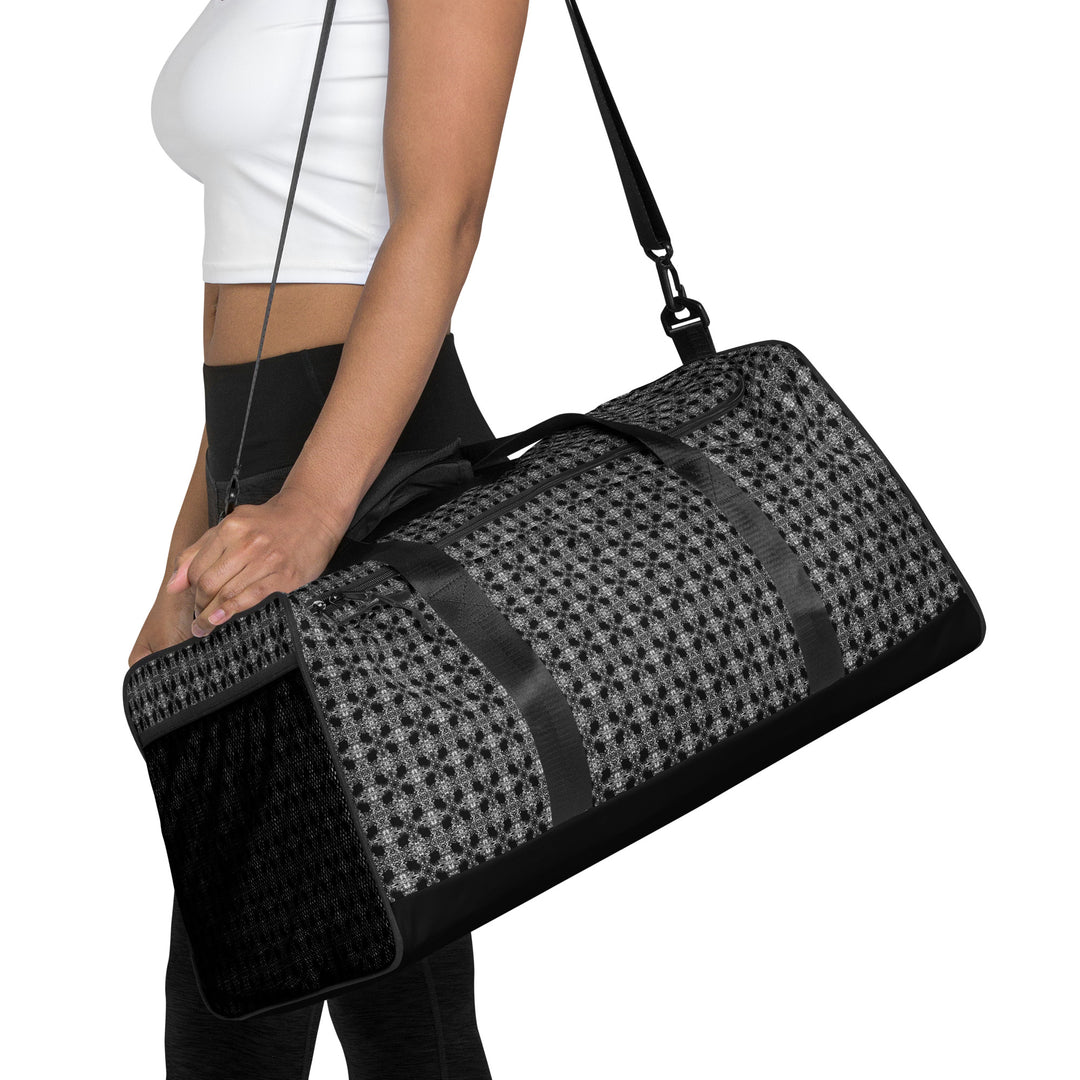 Timbre Black Large Duffel Bag