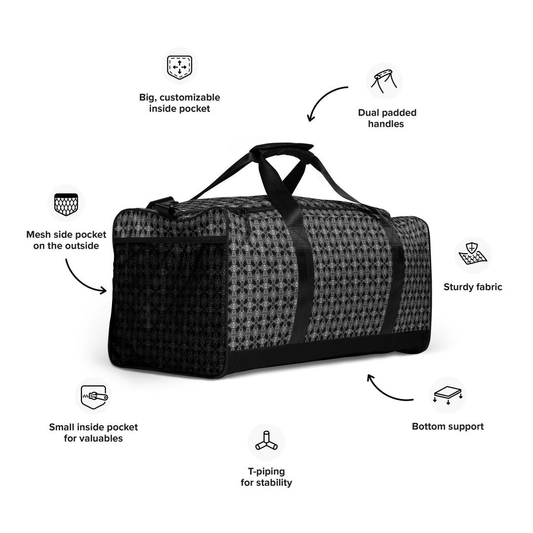 Timbre Black Large Duffel Bag