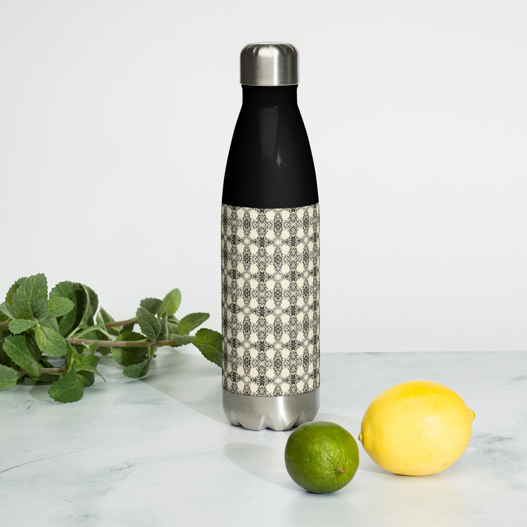 Timbre Black Stainless Steel Water Bottle