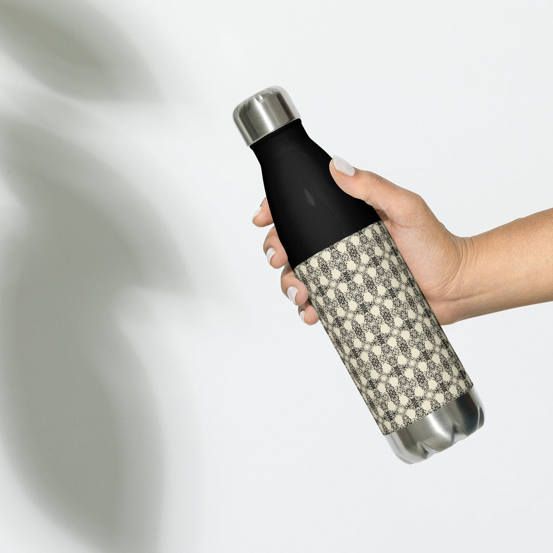 Timbre Black Stainless Steel Water Bottle
