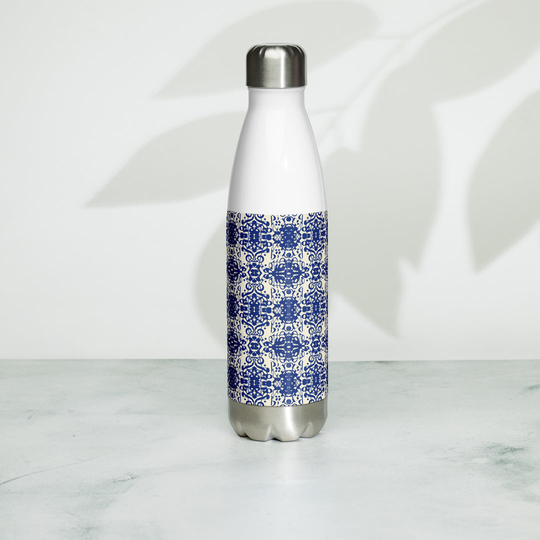 Dynamic Blue Stainless Steel Water Bottle
