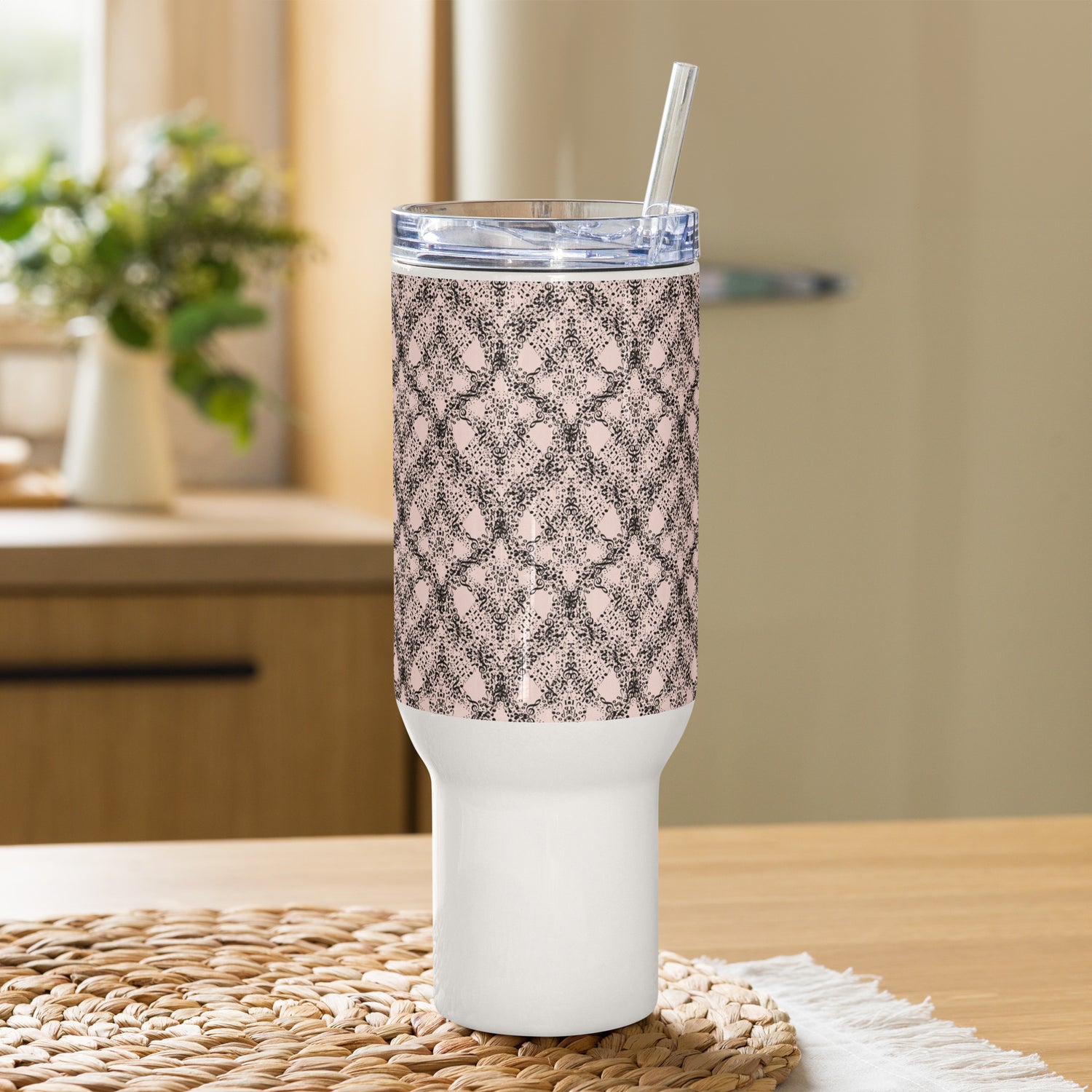 Flower Blossom Stainless Steel Travel Mug